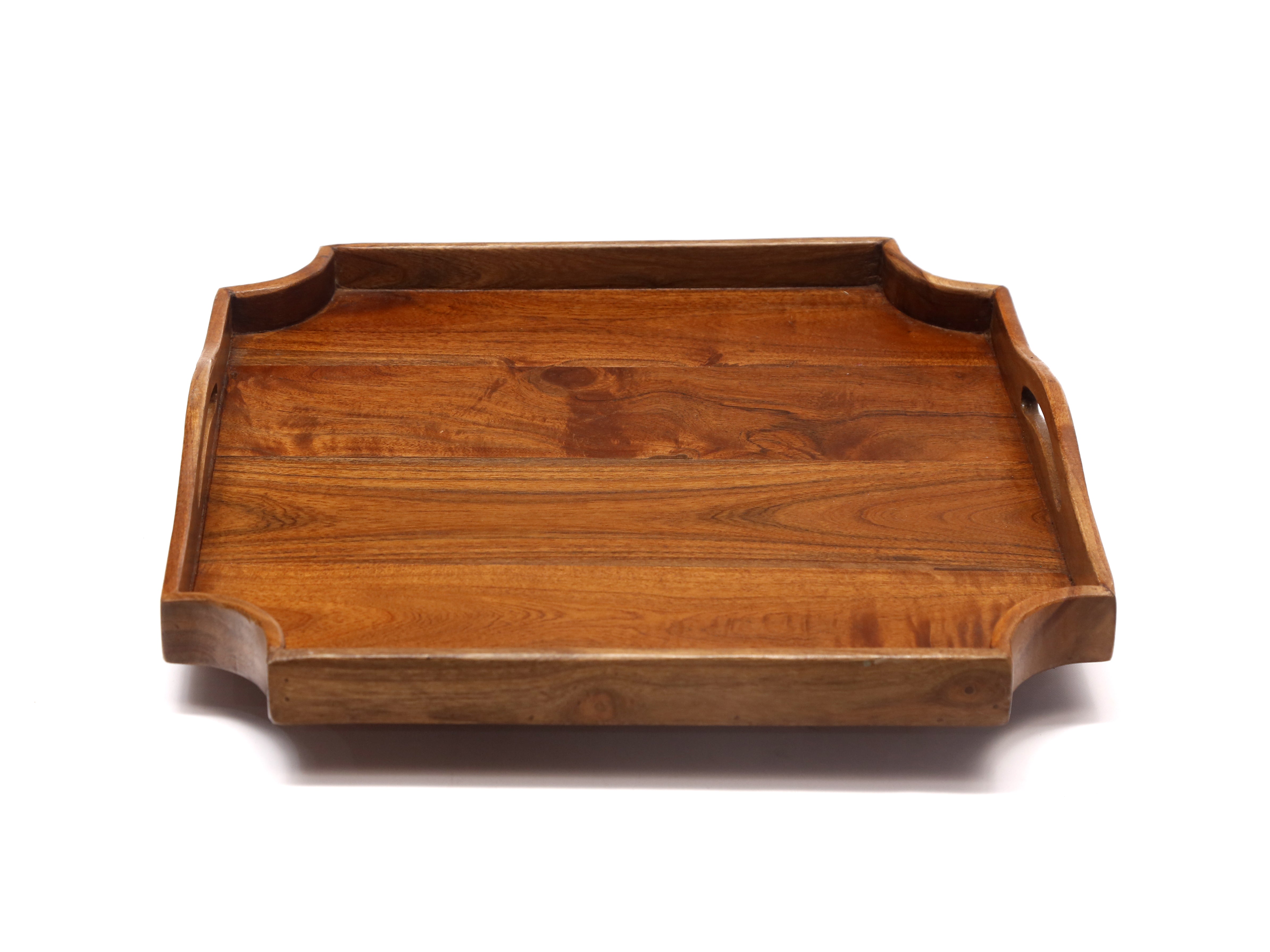 Wooden Abstract-shaped Tray Set Tray