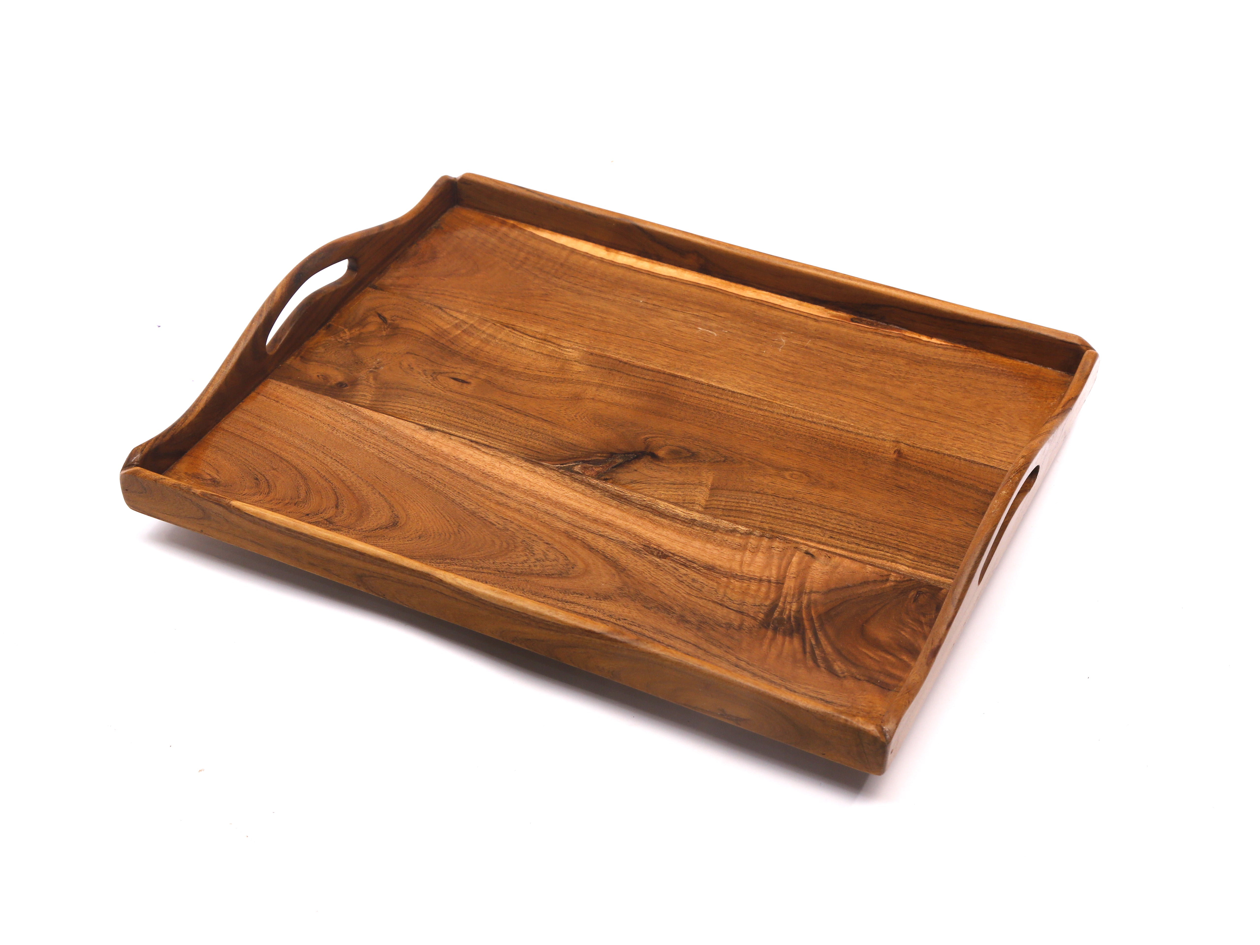 Wooden Crafted Tray Set Tray
