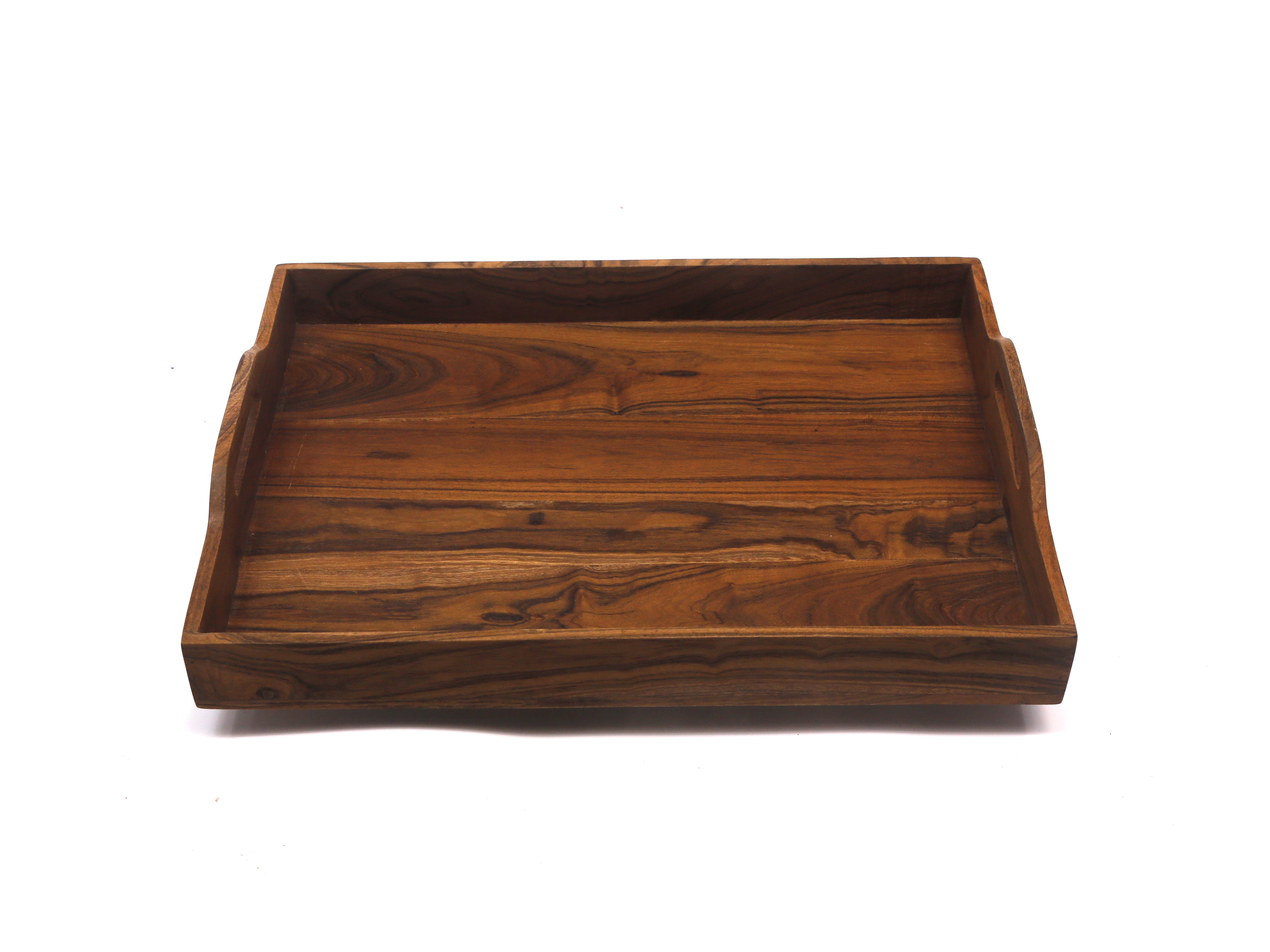 Solid Outer Handle Tray Set Tray