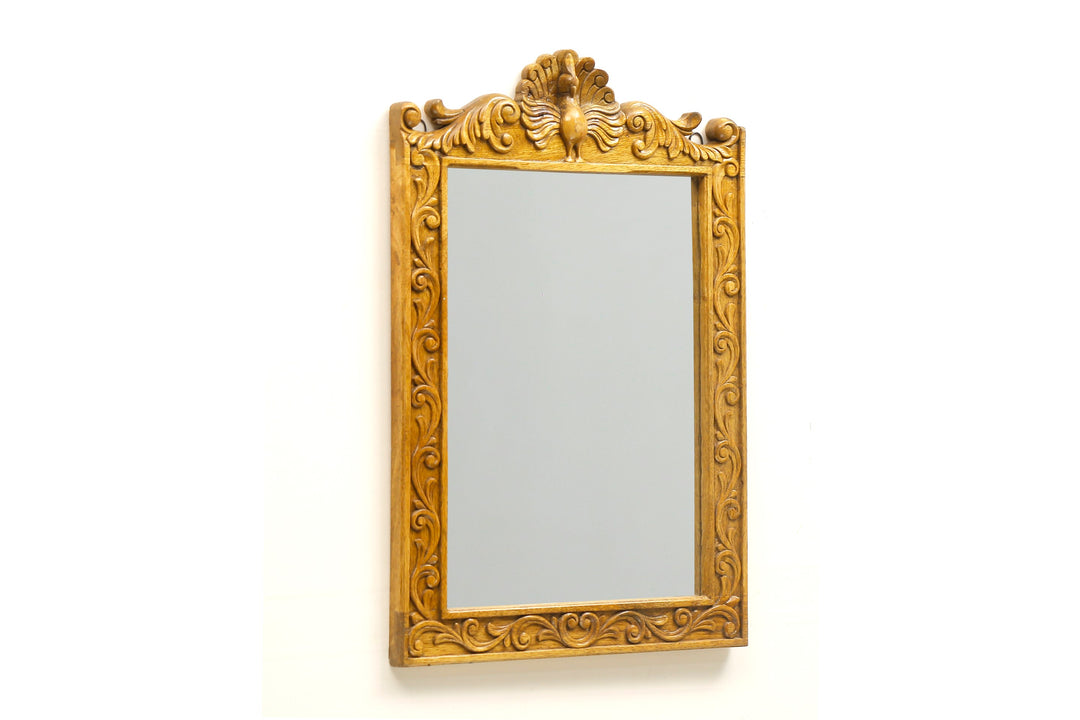 Light Polished Mirror Frame Mirror