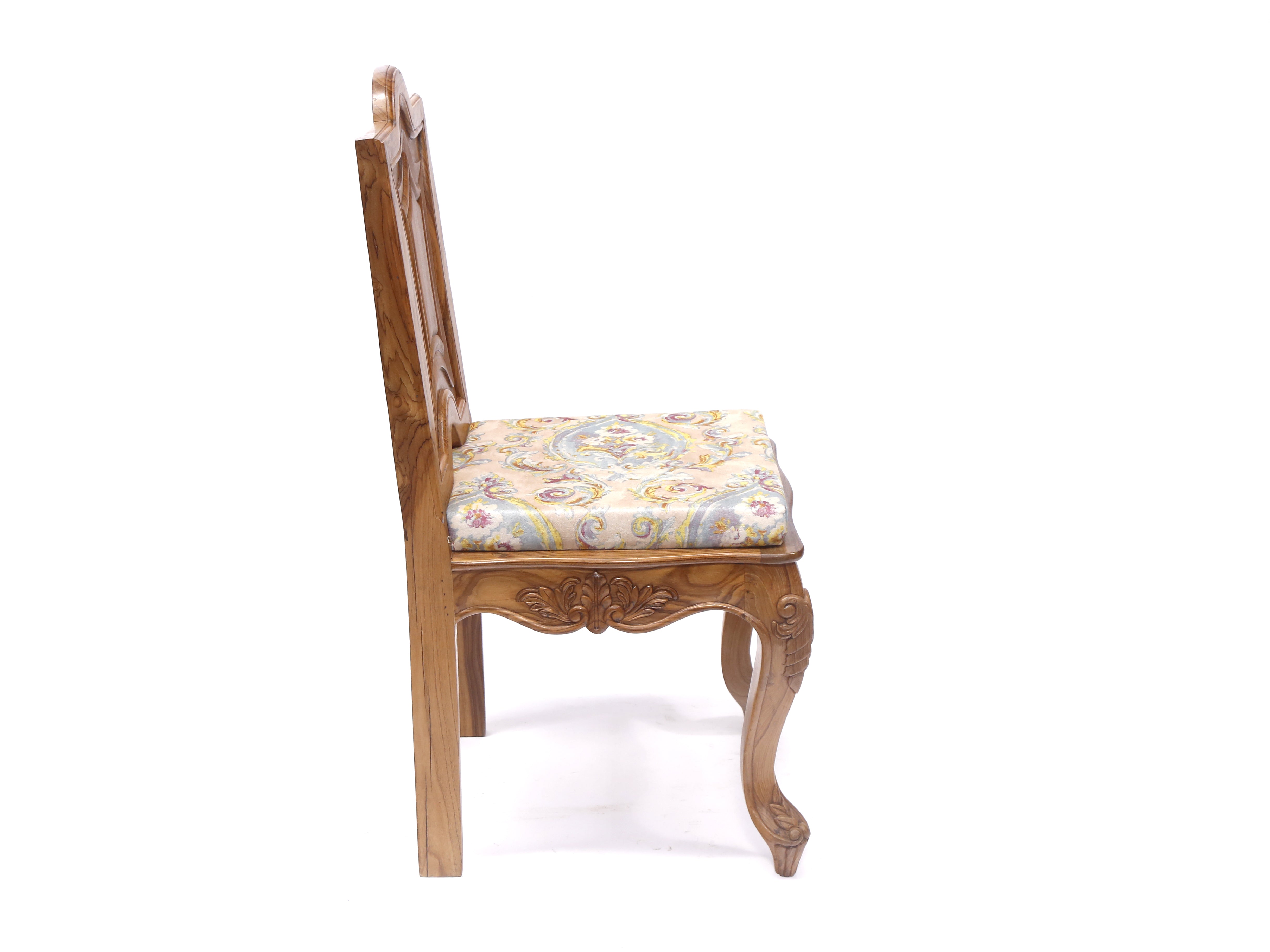 (Set of 2) Wood Ornate Dinning Chair Dining Chair