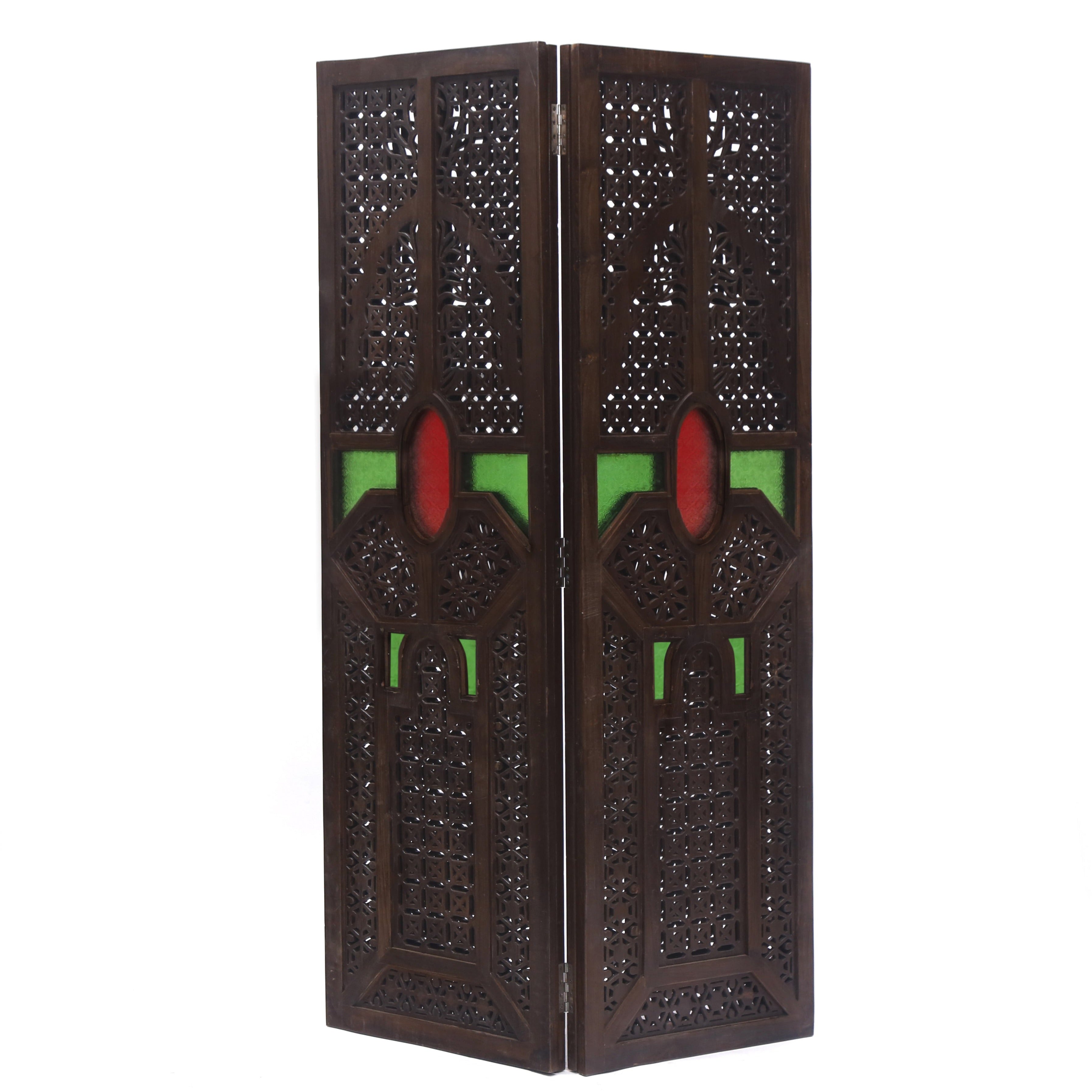 Jharokha Style Teak Wood Wall Partition wall partition