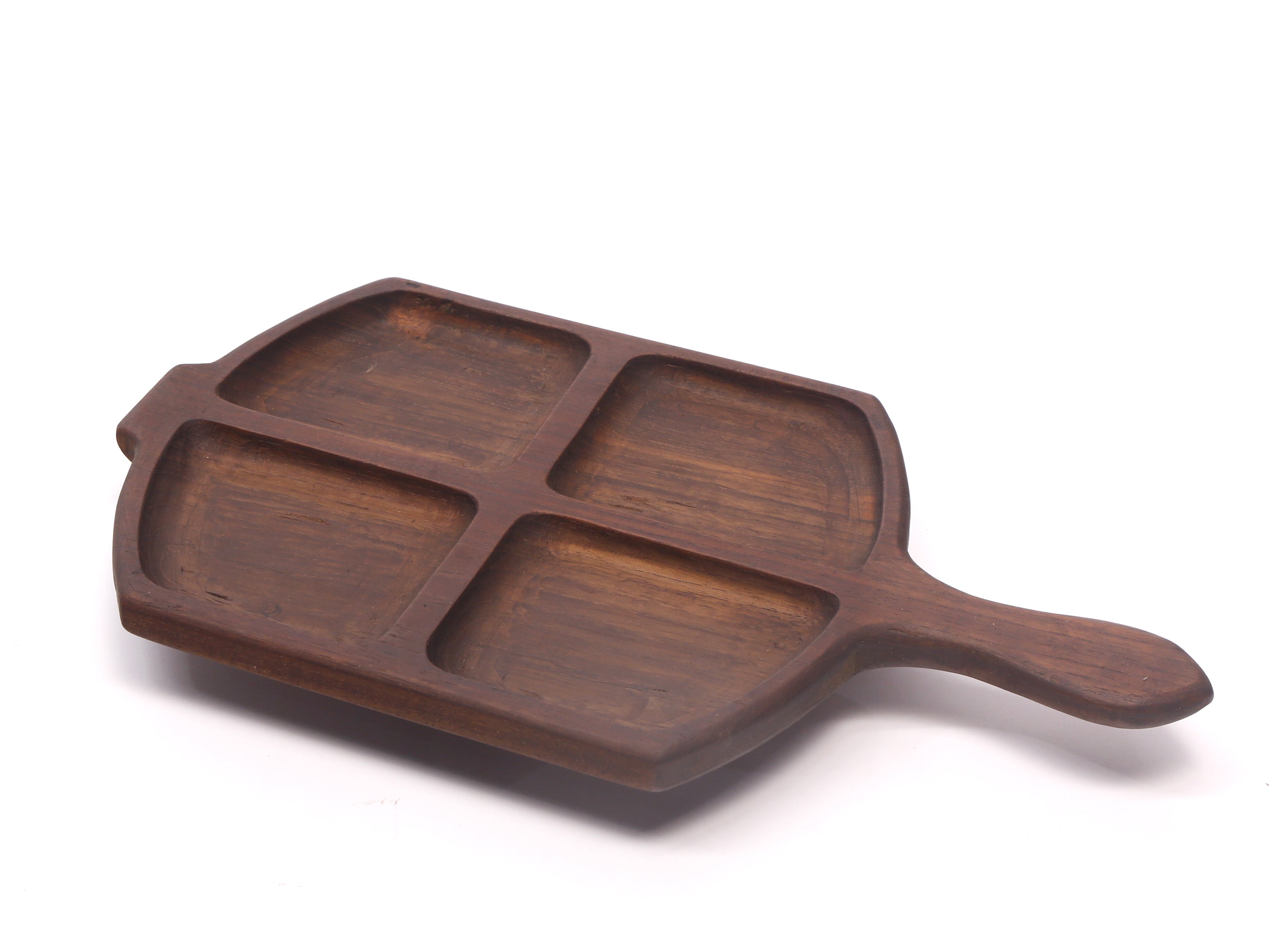 Flat Wooden Pan Platter Platter