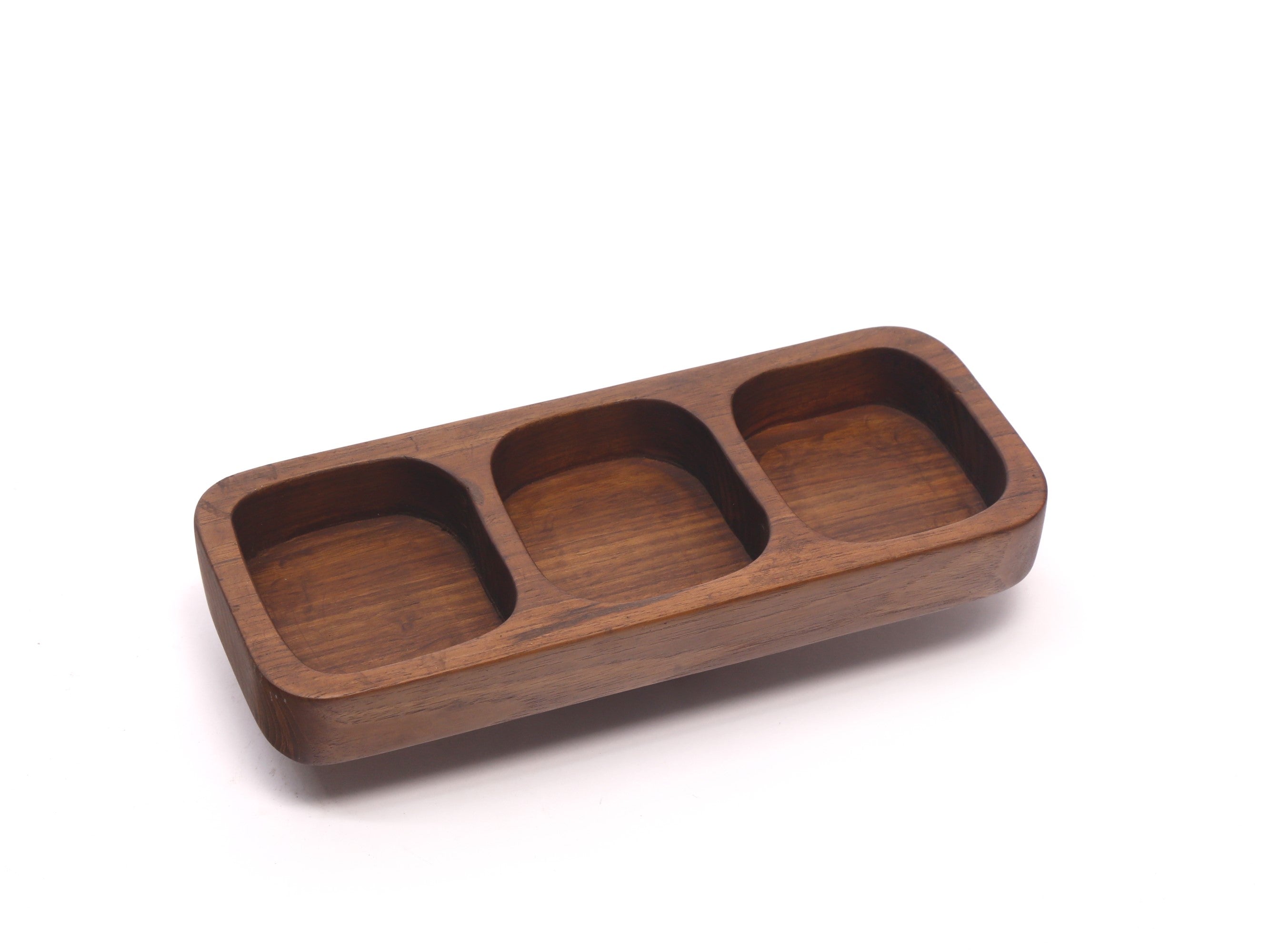 Multi-slot Wooden Tray Platter