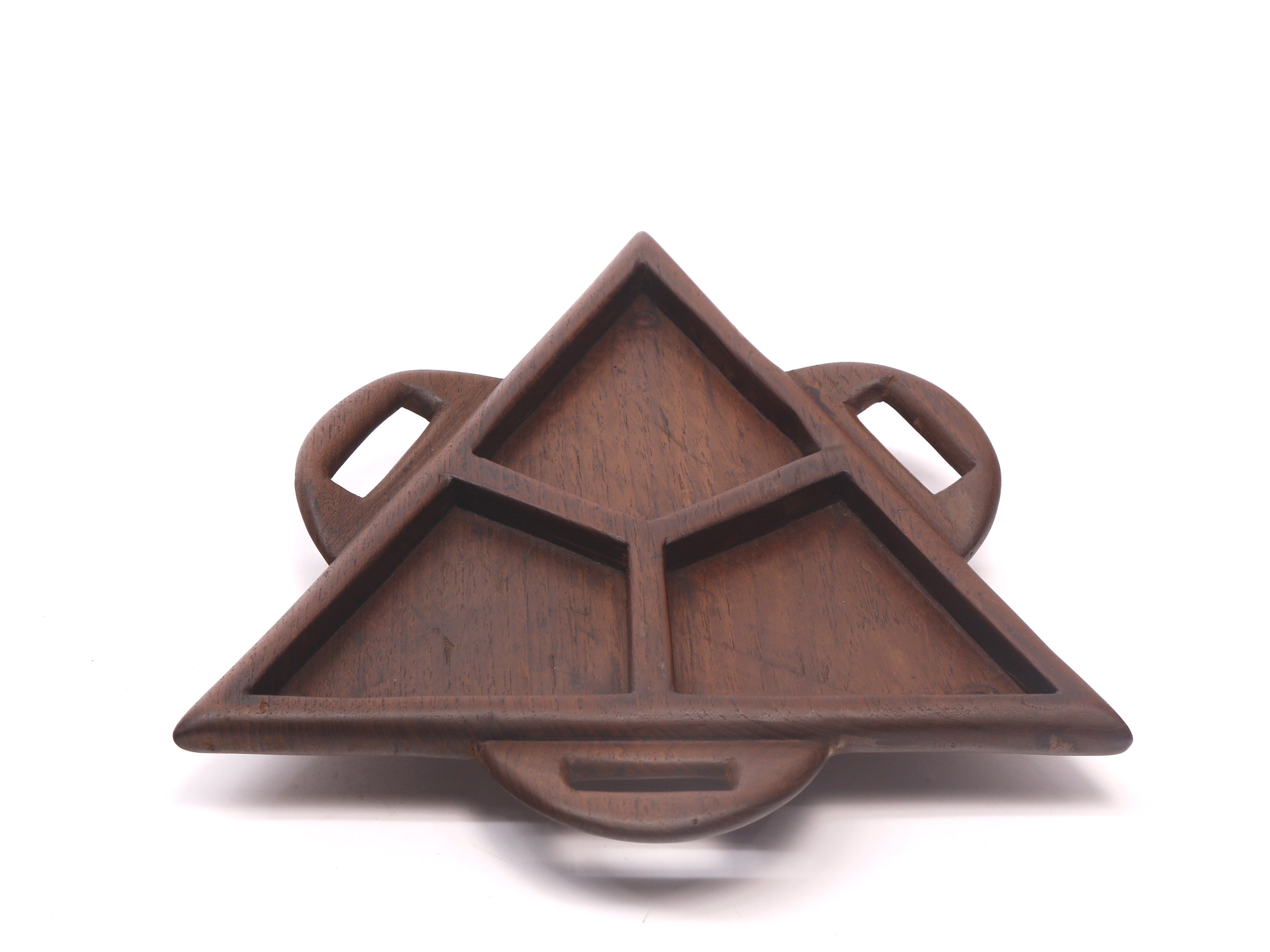 Quirky Triangle Wooden Platter Platter