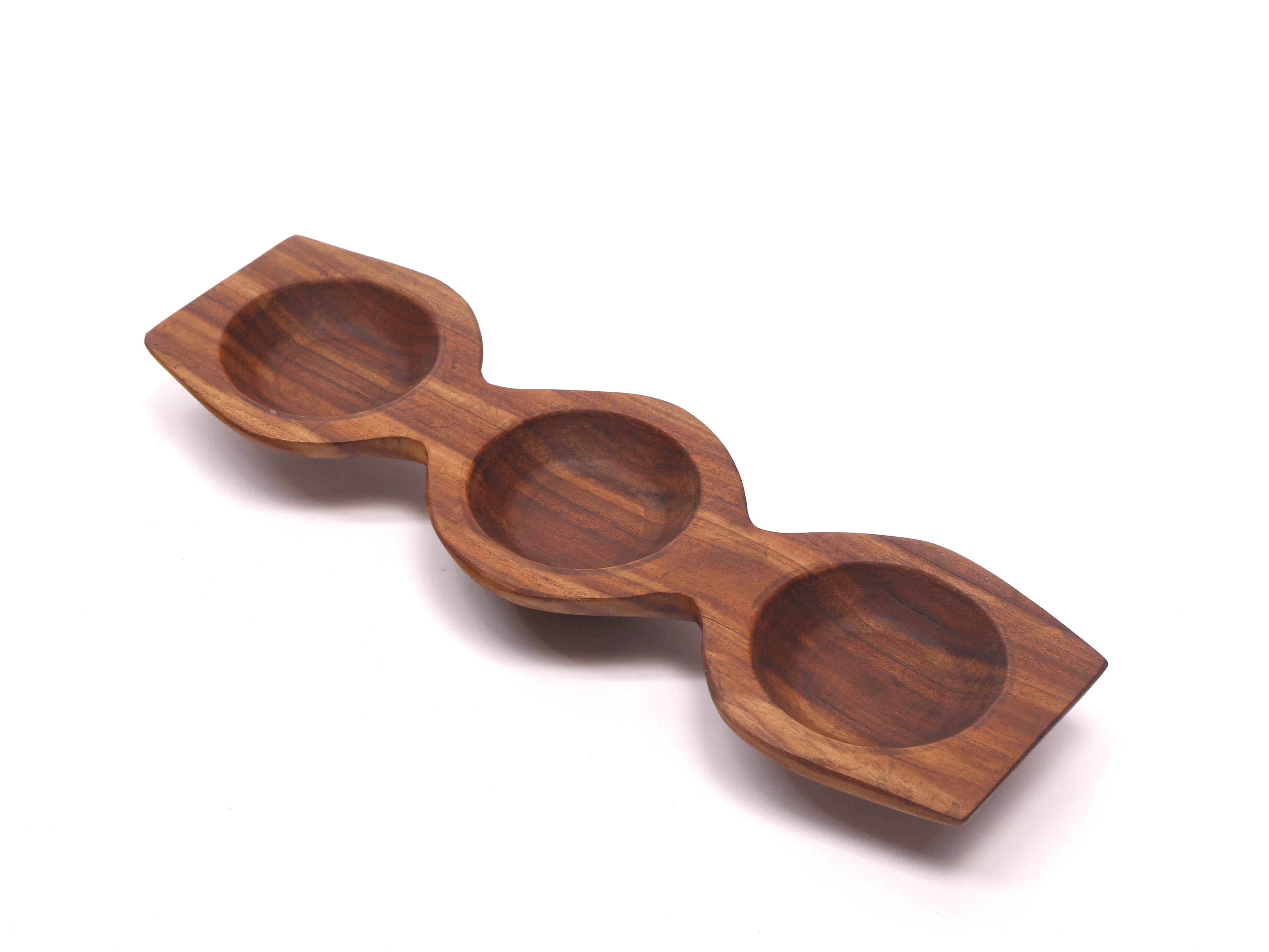 Triple Bowl Holder Platter Platter