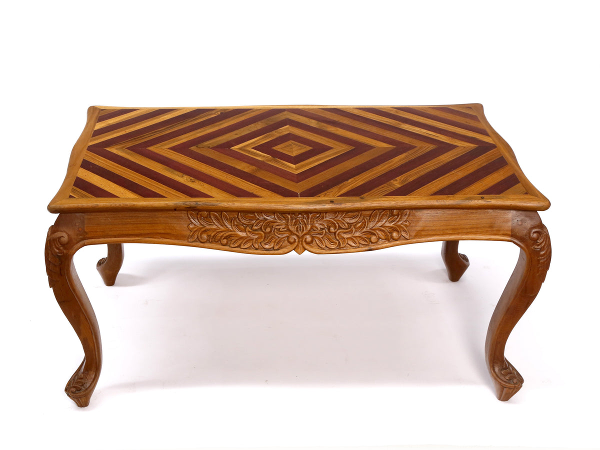 Inlay Design Teak wood Coffee Table