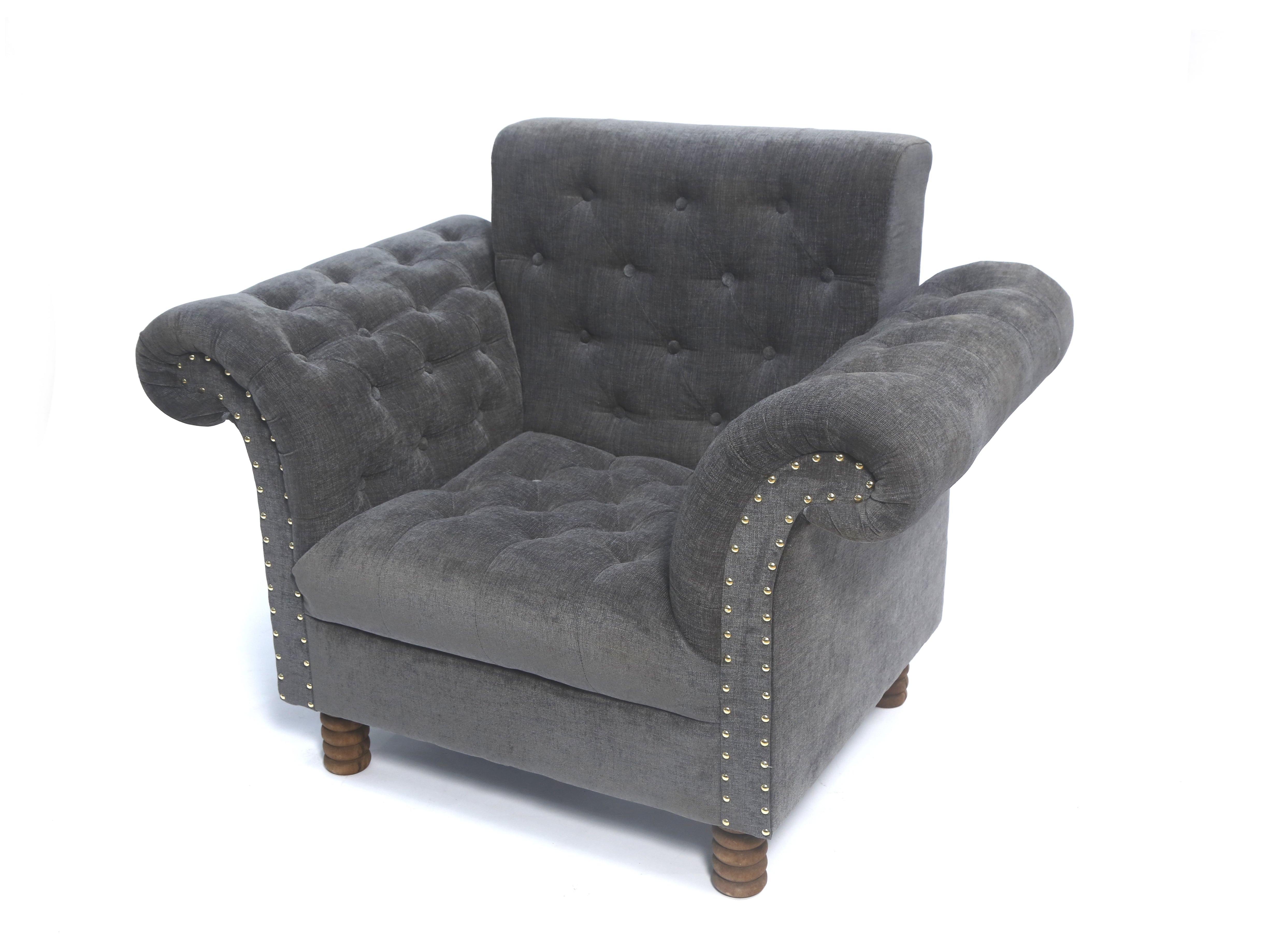 Upholstered Royal Curve single Seater Sofa Sofa