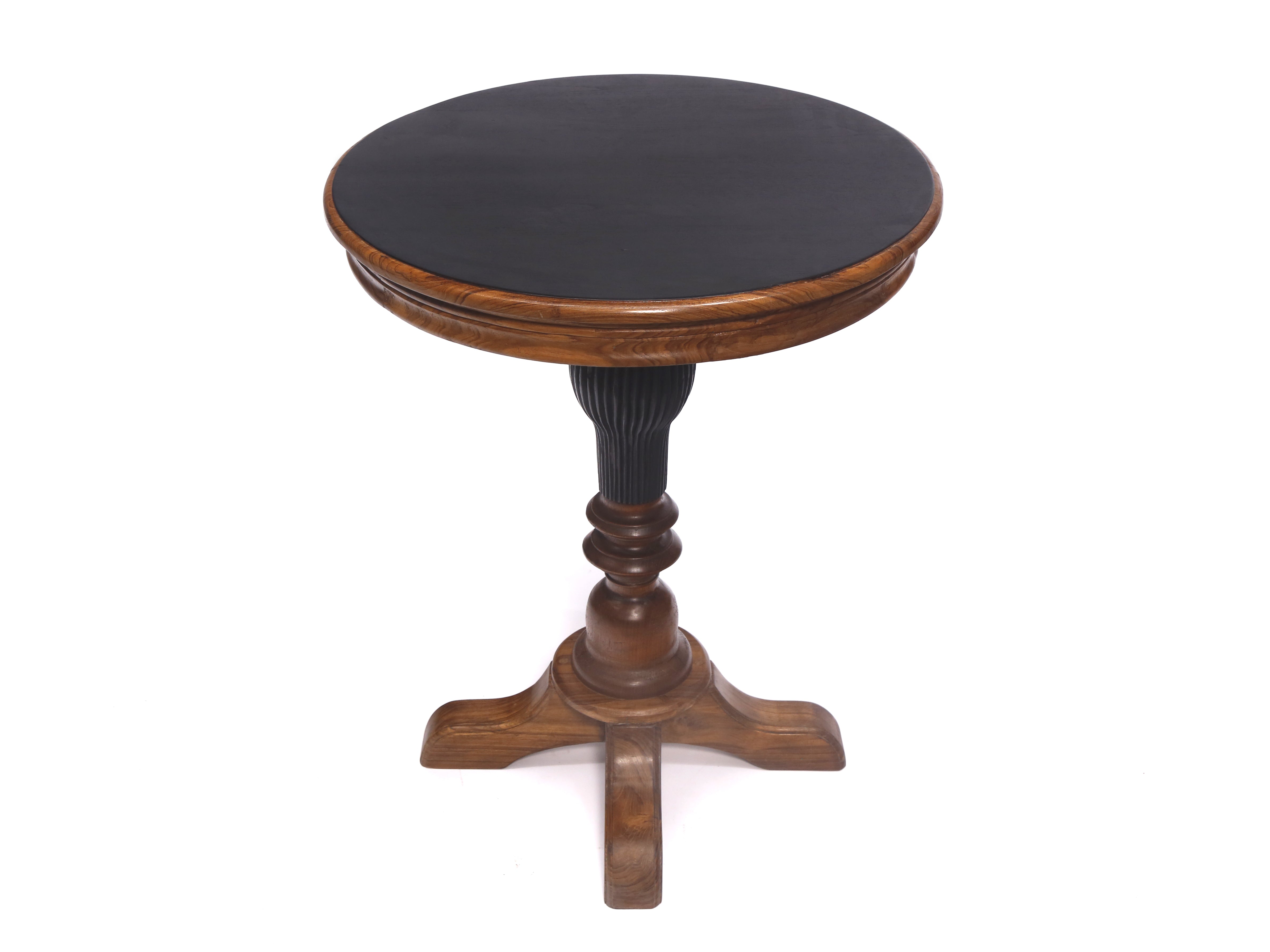 Black Rounded Kitchen Table Dining Table