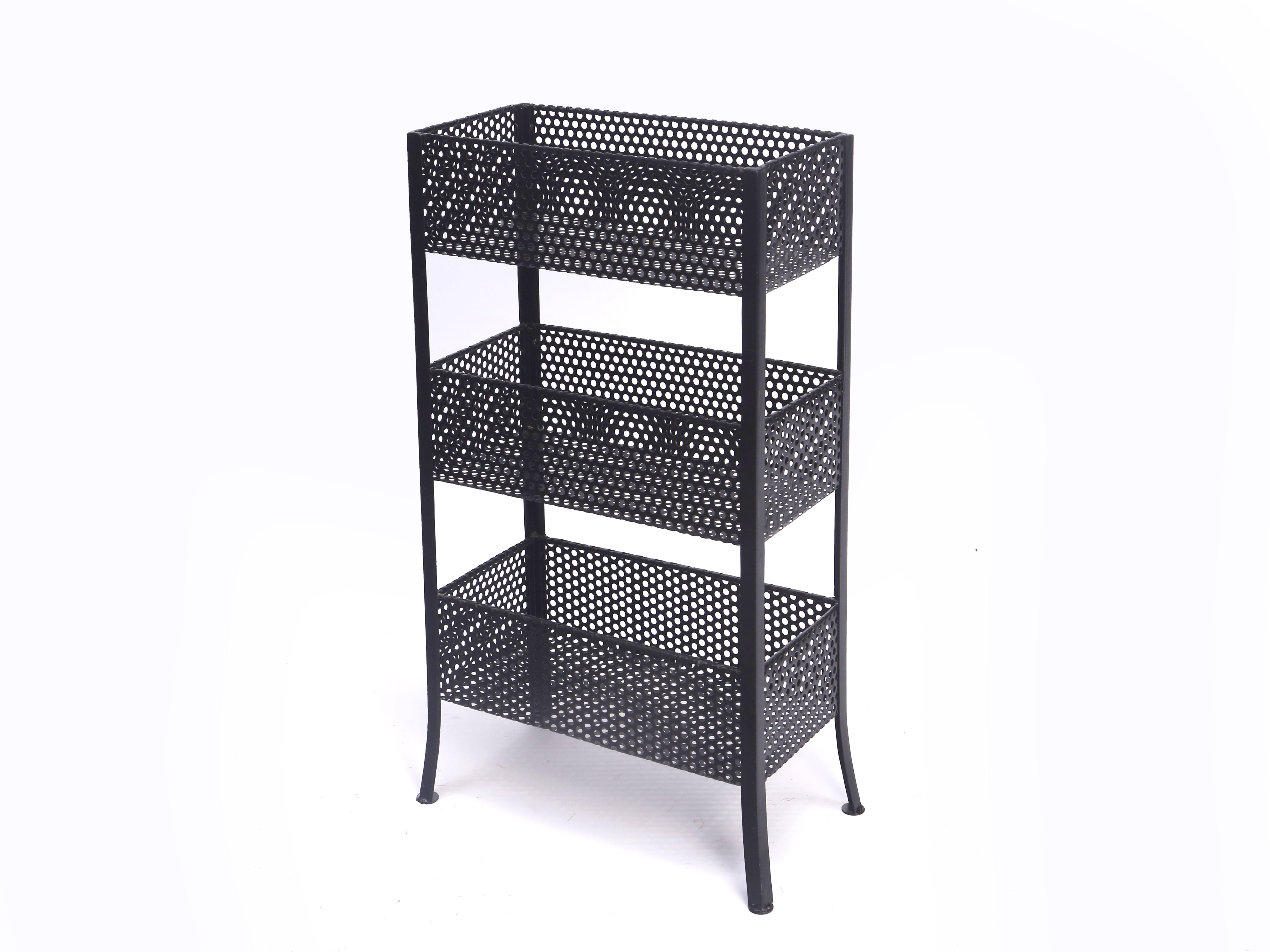Dotted Iron Standing Shelf Fruit & Vegetable Cabinet