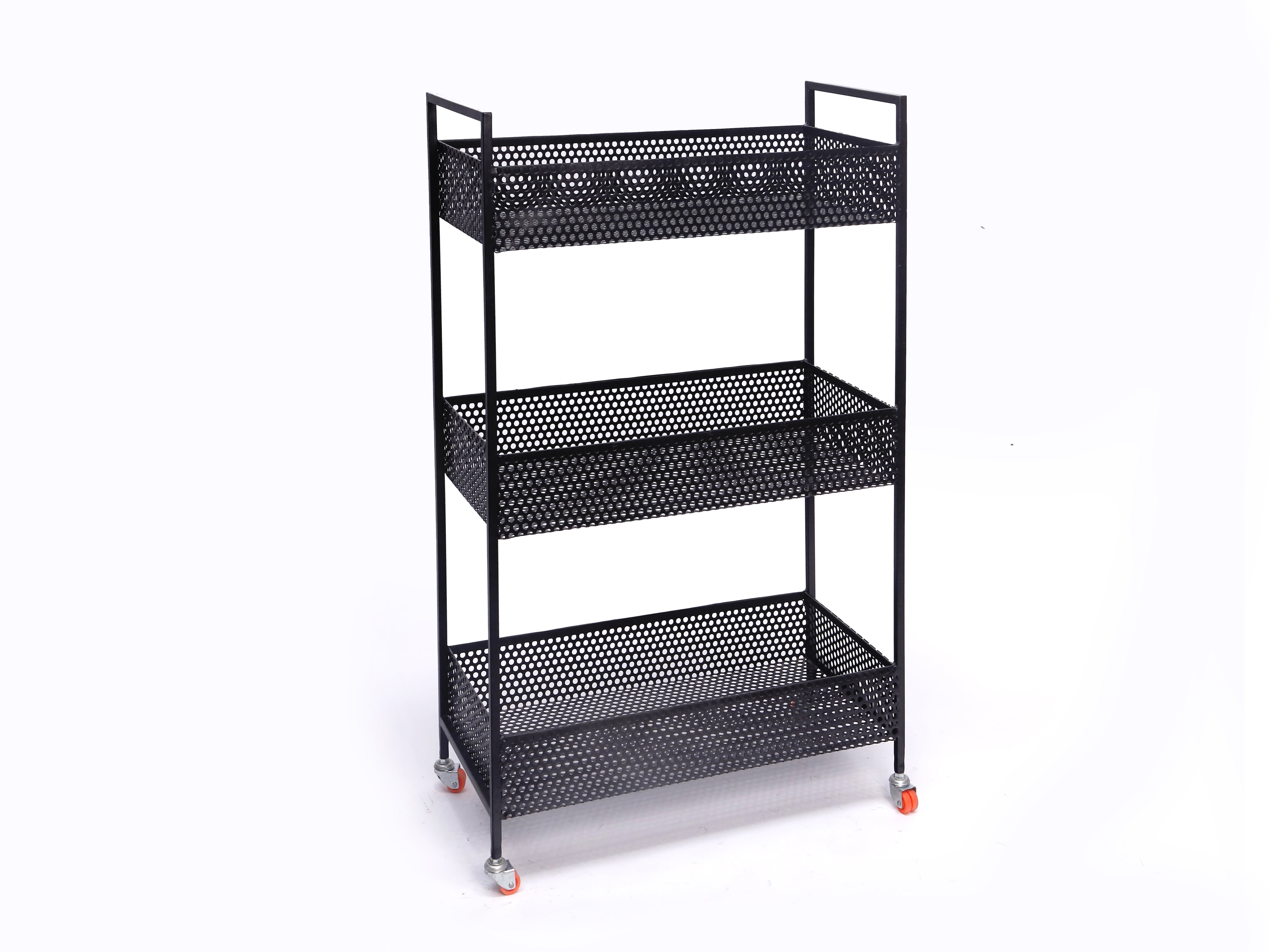 3-Tray Basket Fruit & Vegetable Trolley Fruit & Vegetable Cabinet