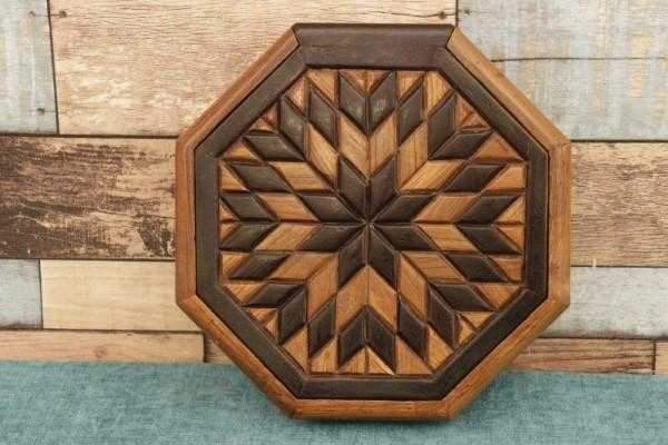 Sun Pattern Box Wooden Box