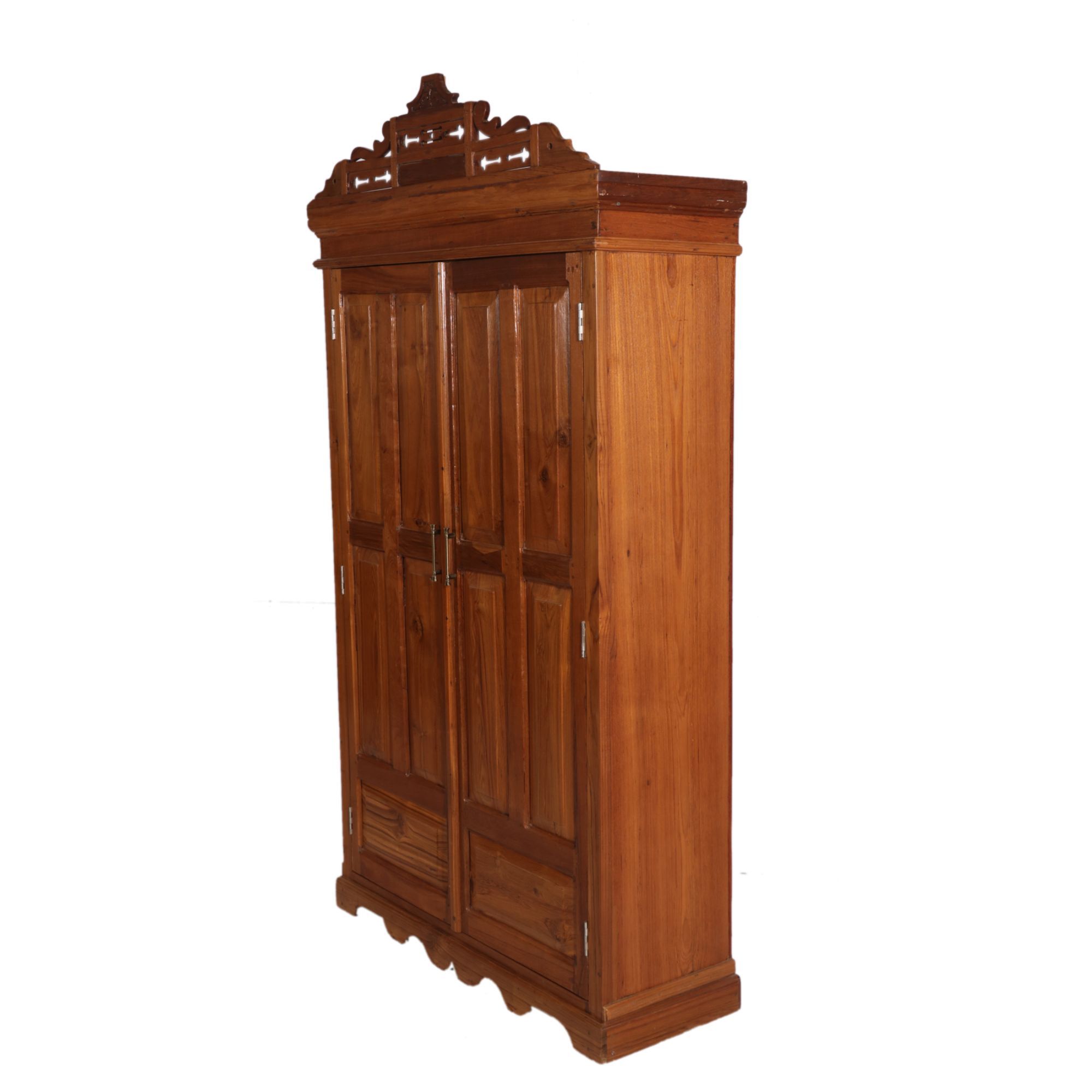 Victorian-Style 4-Tier Cabinet Wardrobe
